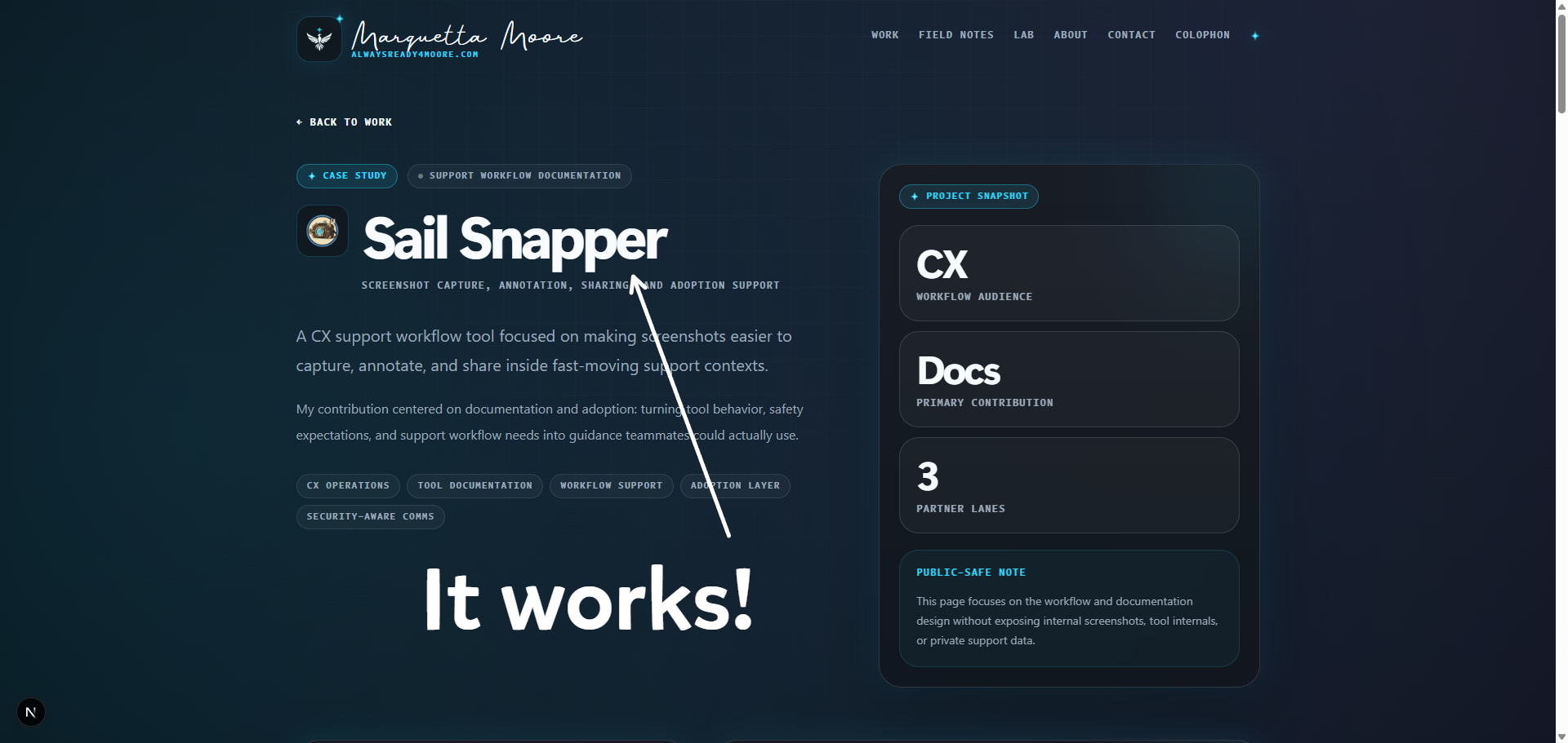 Sail Snapper in action screenshot